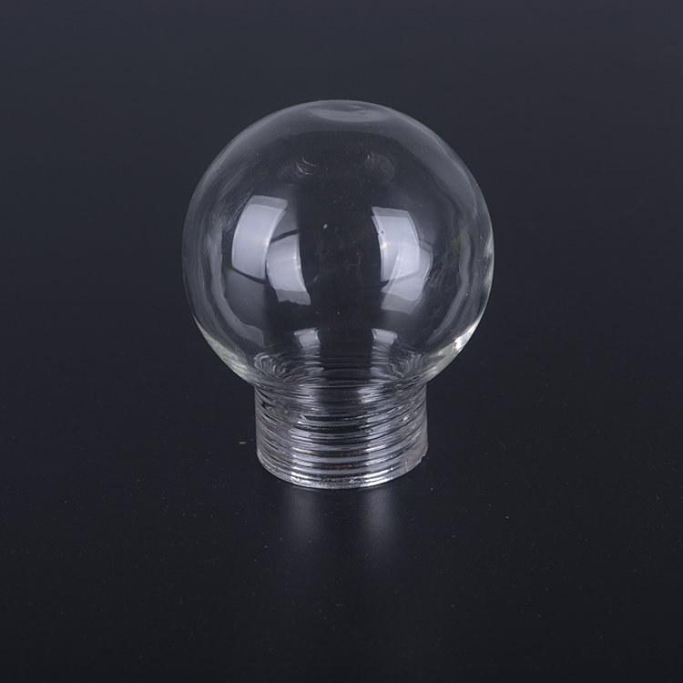 Custom Made Replacement Round Opal White Borosilicate Glass Lamp Cover with G9 Screw Thread Lighting Shade
