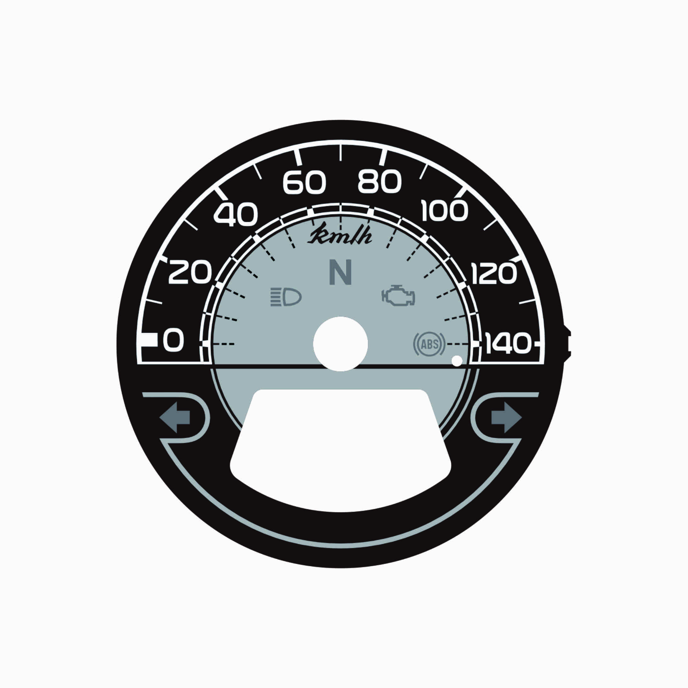 Custom Instrument Panel Overlays: Printed Films for Digital Displays in Cars, Trucks, and Motorcycles Speedometer Sticker