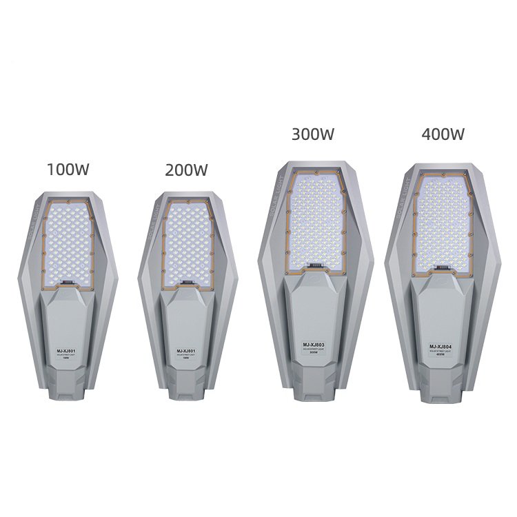 High Powered Separated Road Streetlight Aluminum Waterproof IP65 Outdoor Lamp 300W 400W 500W LED Solar Street Lights