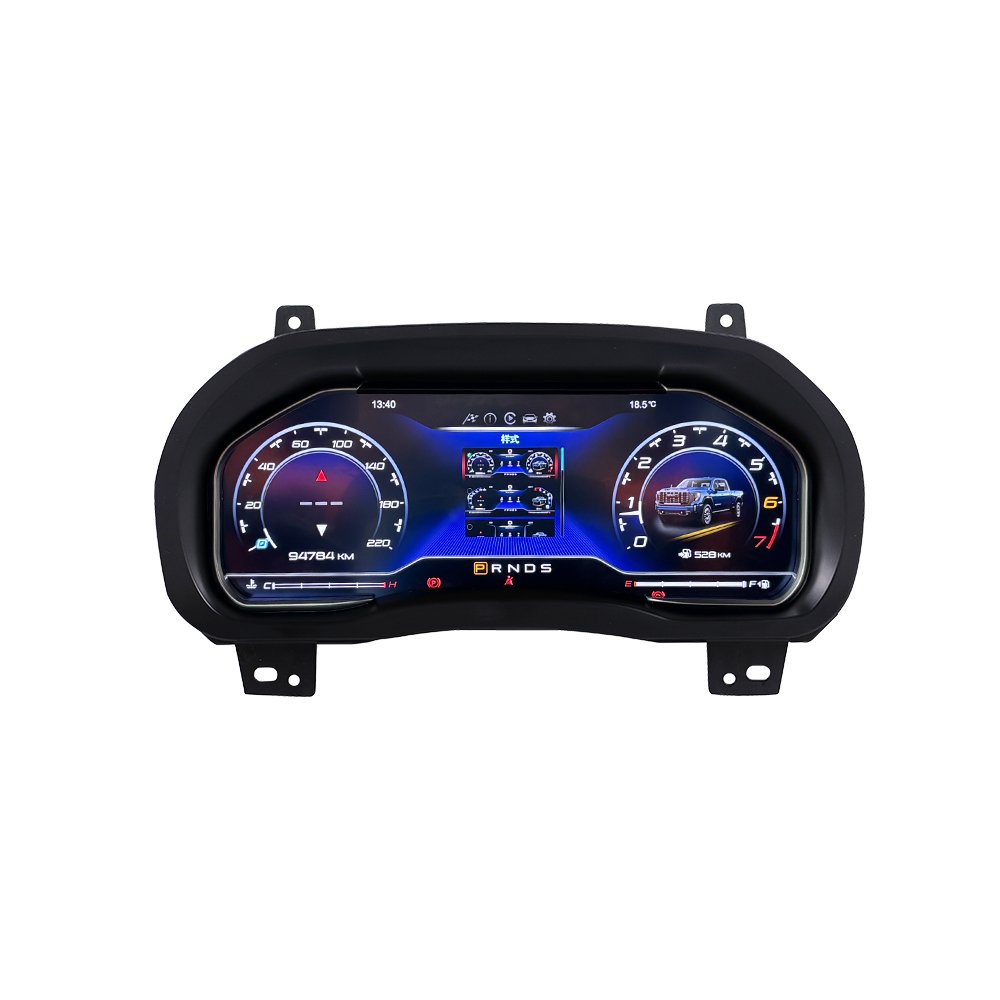 Linux System Digital Cluster LCD Instrument for Chevrolet Silverado 2013-2019 Dashboard Dashboard Speedometer with Carplay