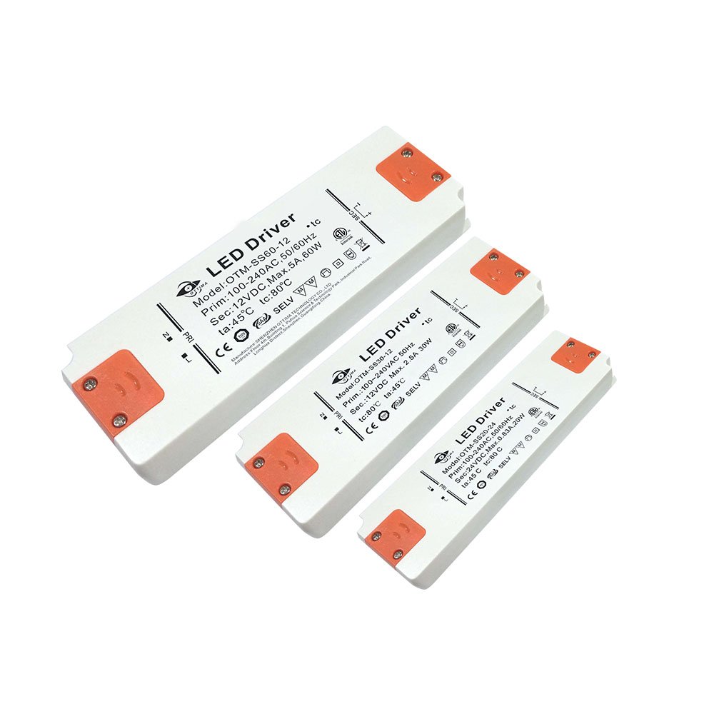 Led Lighting Power Supply DC12V 24V 24W 36W 60W 100W Cabinet LED Transformer Switching Power Supply LED Strip Lighting Drivers