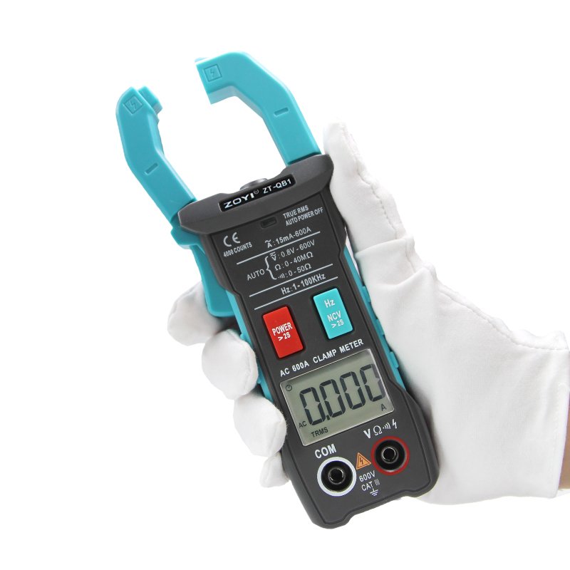 Zoyi True-RMS Auto Range DC Digital Clamp Meter Multimeter with Inrush Current Measurement