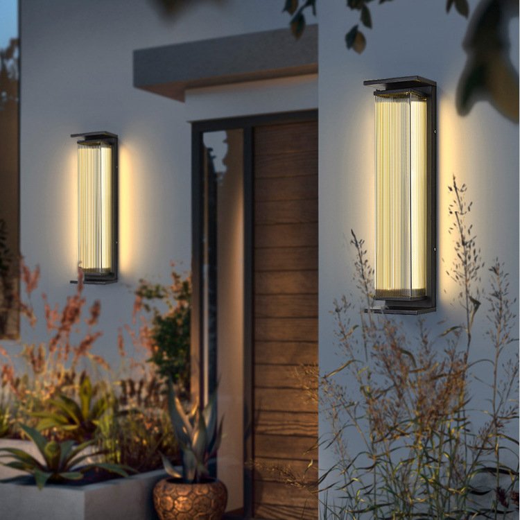 High Quality Exterior Lighting Outdoor Waterproof Outdoor Wall Light Led Solar Outdoor Wall Lamps