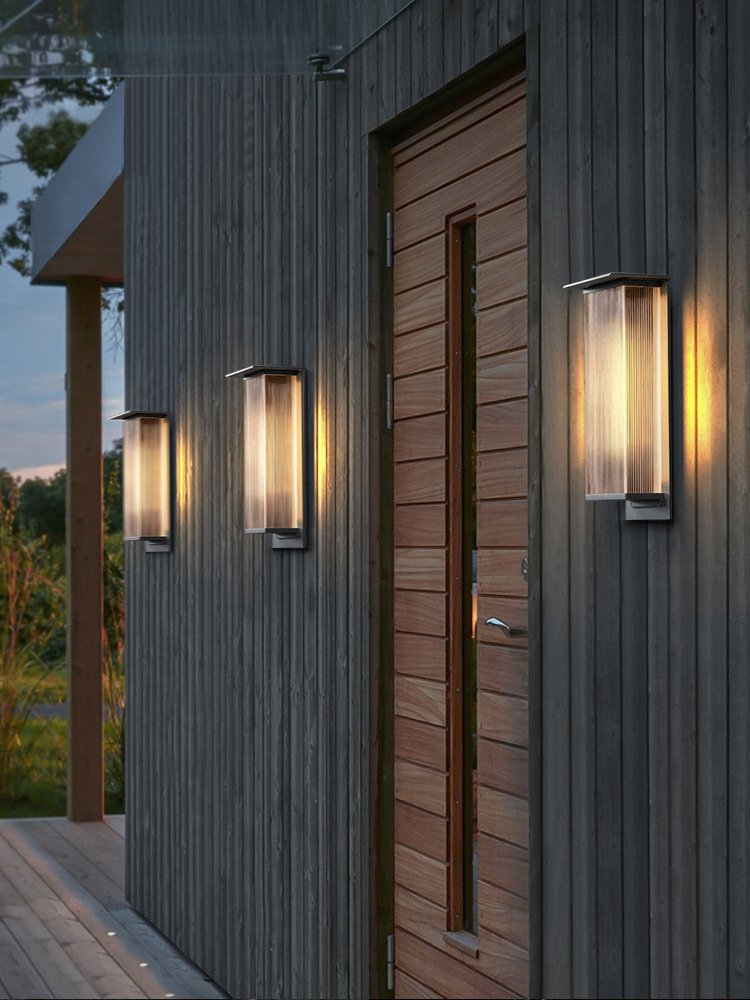 High Quality Exterior Lighting Outdoor Waterproof Outdoor Wall Light Led Solar Outdoor Wall Lamps