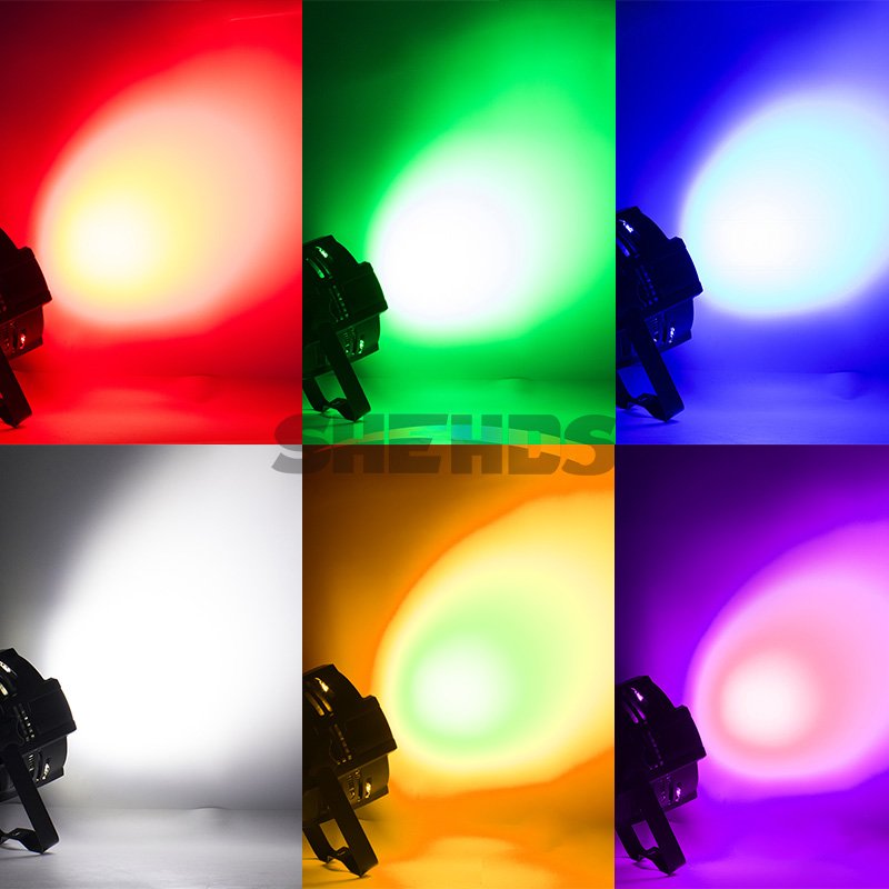 LED Zoom Par 18x18W RGBWA+UV Lighting Dj Disco Stage Lighting Good for Party Night Club