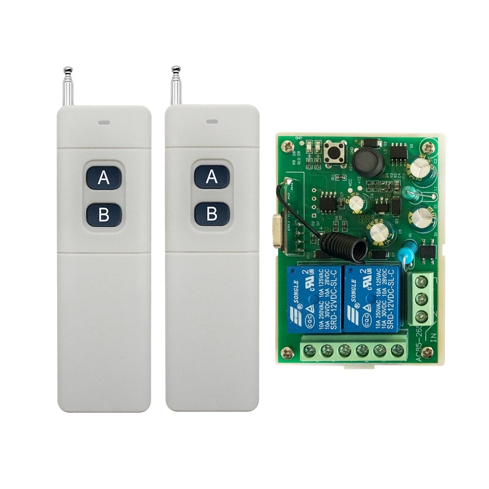 4 Buttons Learning Code 433.92Mhz Wireless Motor Speed Controller for Water Pump