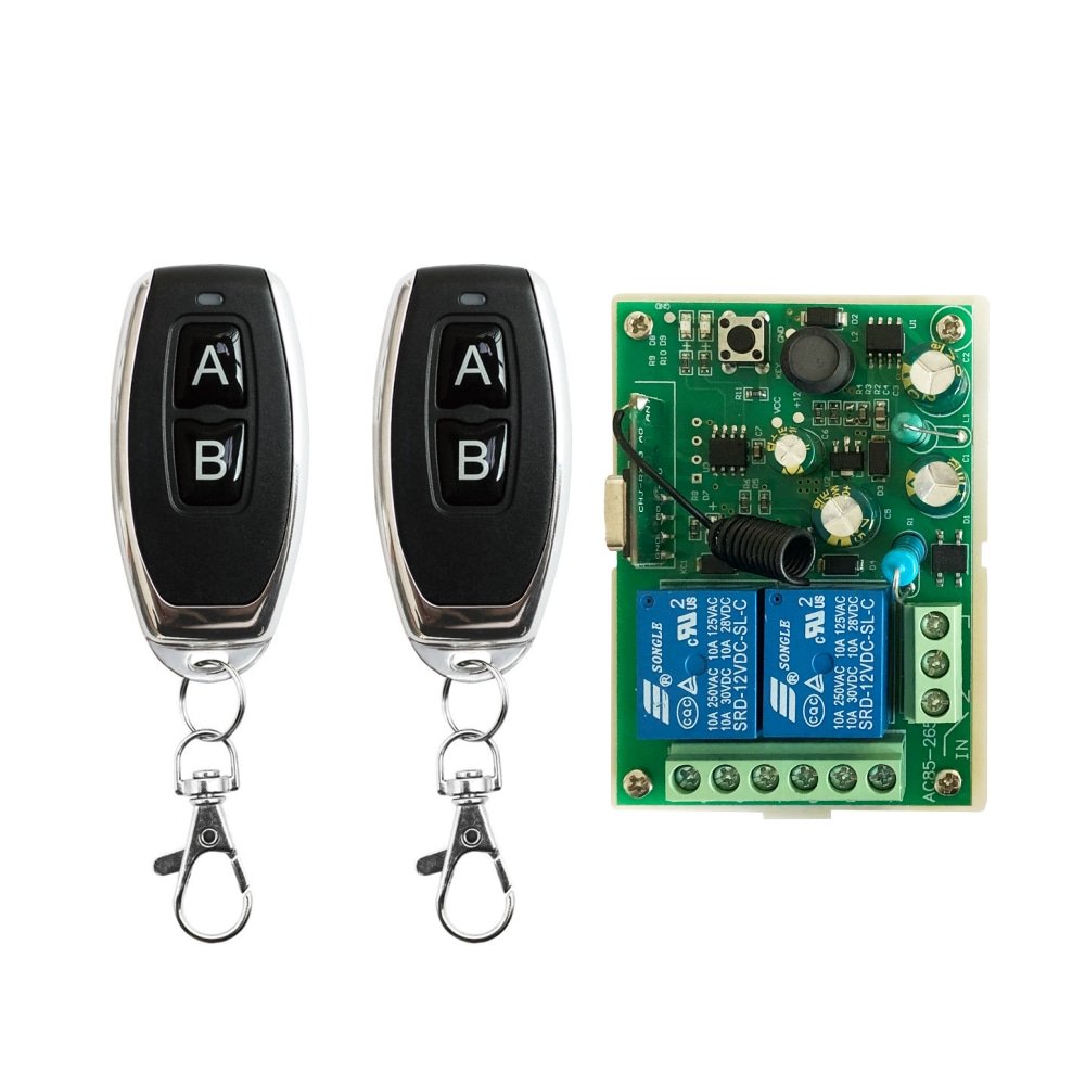 4 Buttons Learning Code 433.92Mhz Wireless Motor Speed Controller for Water Pump