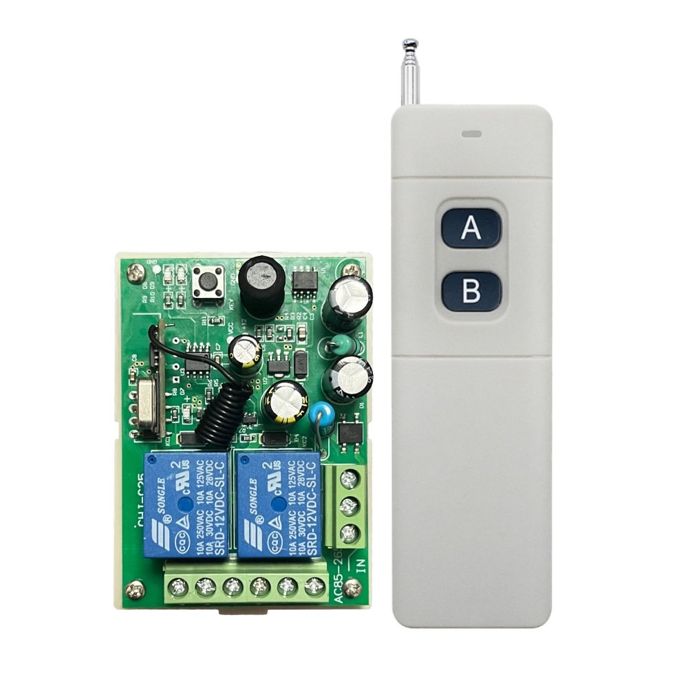 4 Buttons Learning Code 433.92Mhz Wireless Motor Speed Controller for Water Pump