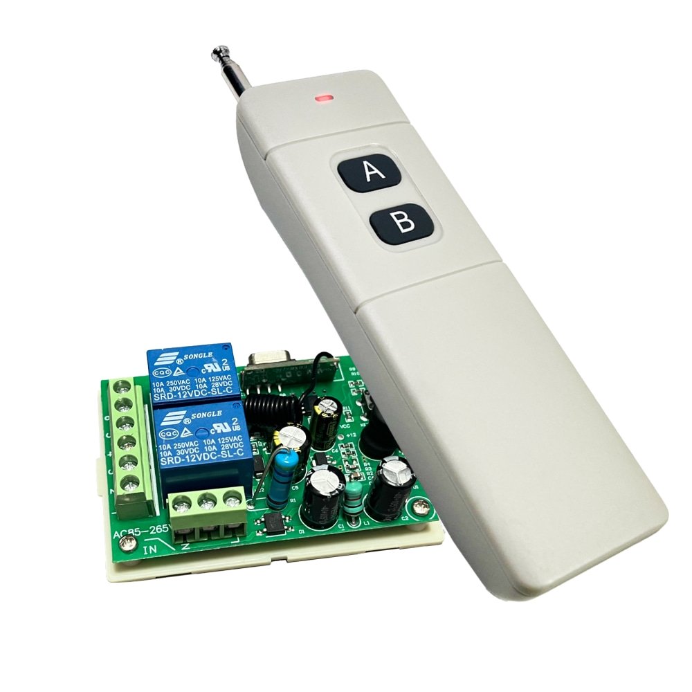 4 Buttons Learning Code 433.92Mhz Wireless Motor Speed Controller for Water Pump