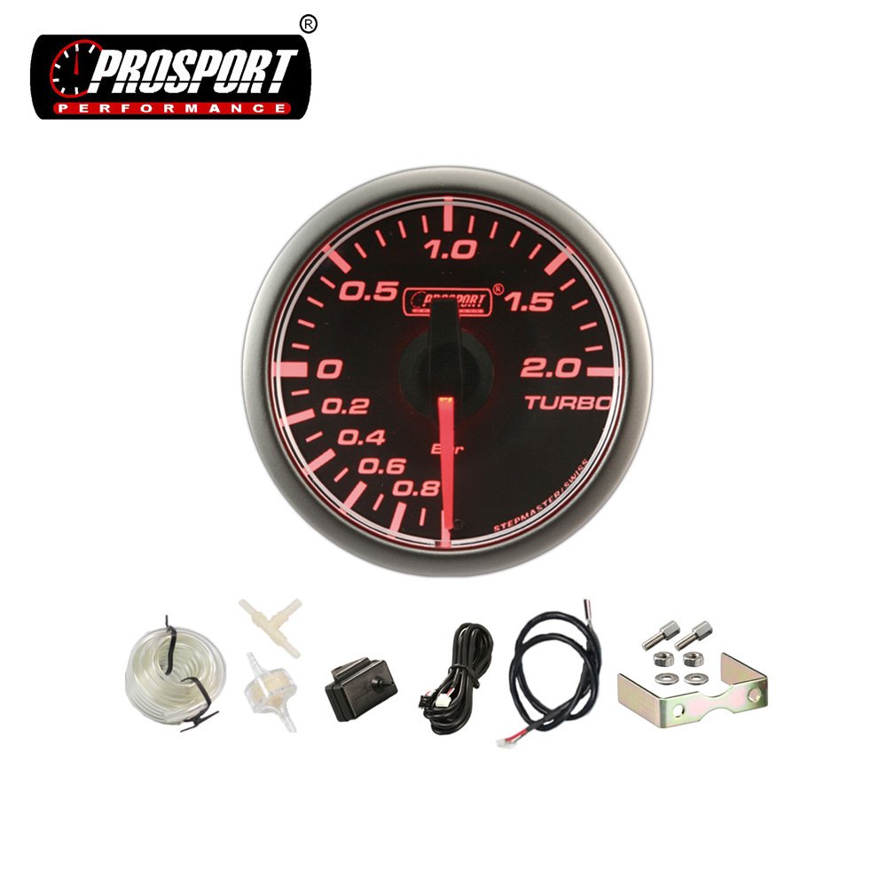 45mm Analog Boost Gauge Meter for Cars New Condition 12V Auto Meter