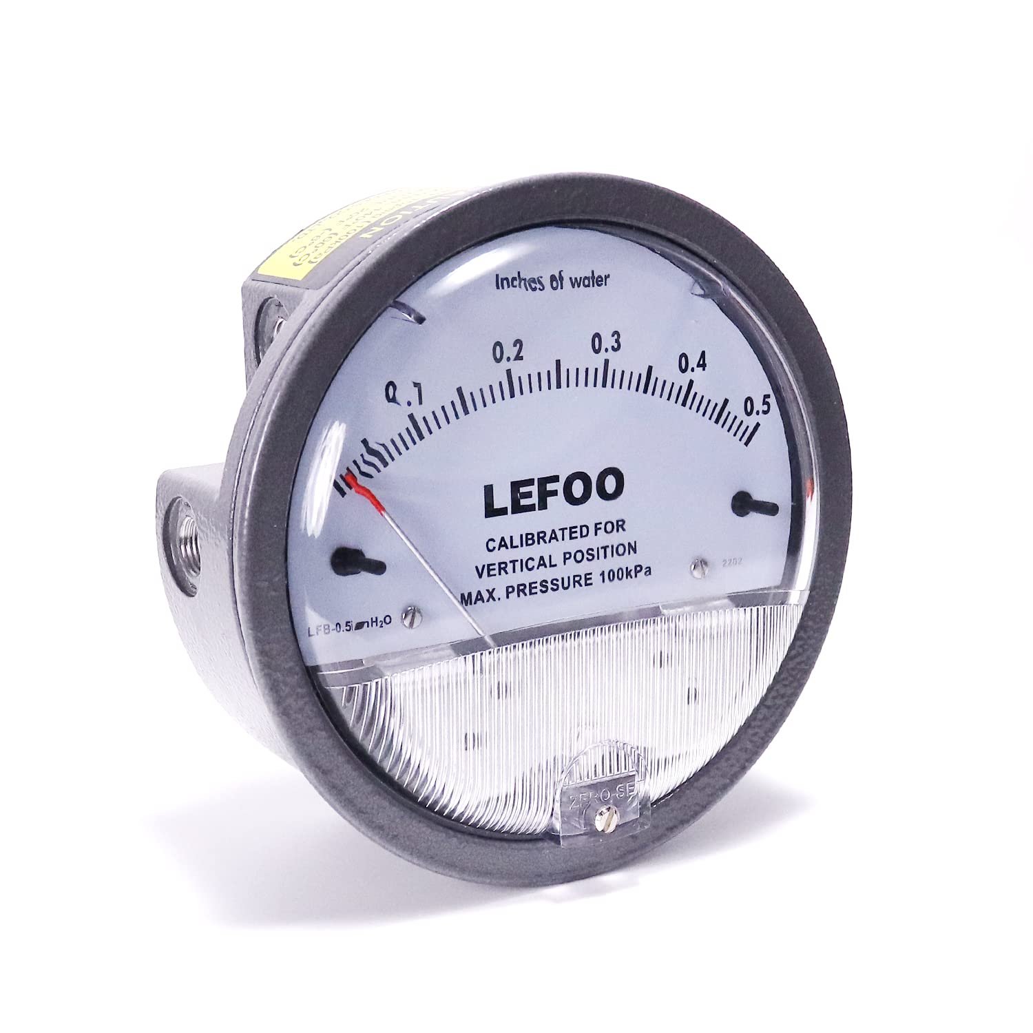 LEFOO Hot Sale LFB Minimum 0 ~ 30Pa To Maximum 0 ~ 210KPa Differential Pressure Gauge 0-10000Pa DP Gauge