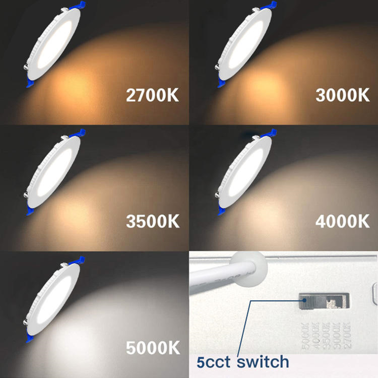 Led Recessed Downlight Led Panel Light Round Pot Light Downlight with Junction Box Led Down Light