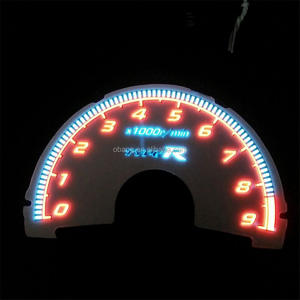 Top Quality EL Glowing Car Gauge/EL Glowing Car Meter