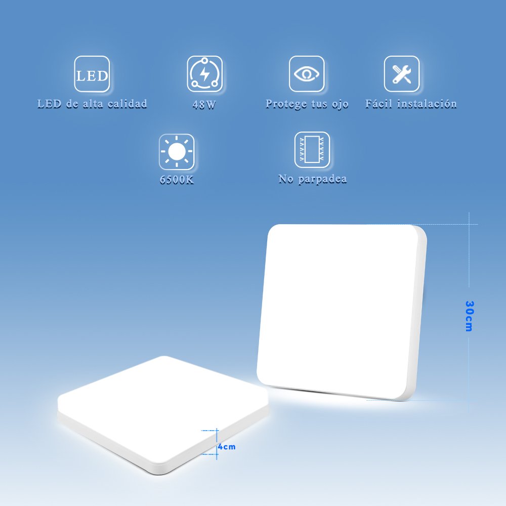 Surface Mounted Square Modern for Living Room Led Ceiling Light 50W 40W 30W Led Ceiling Lamp/Led Lightings/Ceiling Lights