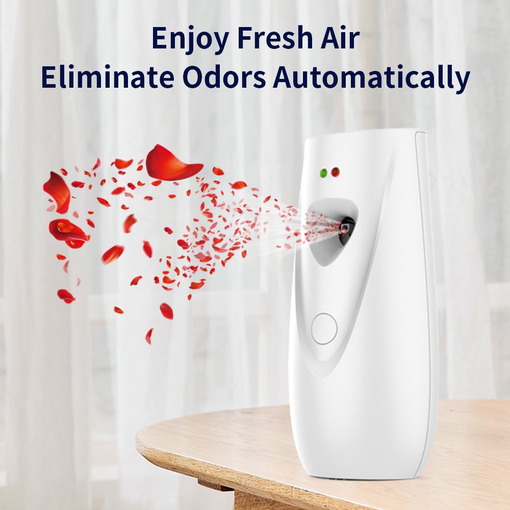 Metered Wall Mounted Commercial Smart Timing Function air Freshener Spray Refill Auto Aerosol Deodorant Dispenser for 300ml Cans