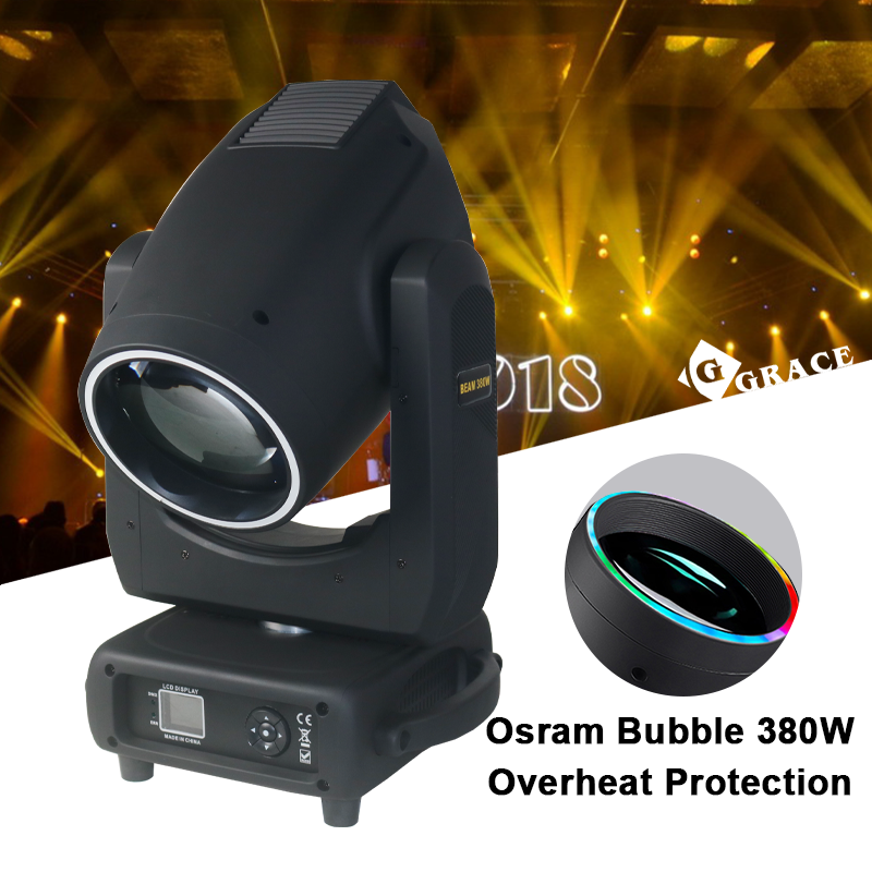 Igracelite Beam 380 Moving Head New Arrival 20R 3in1 With Ring Effect Stage Lighting Dj Lights for Night Club Wedding Party
