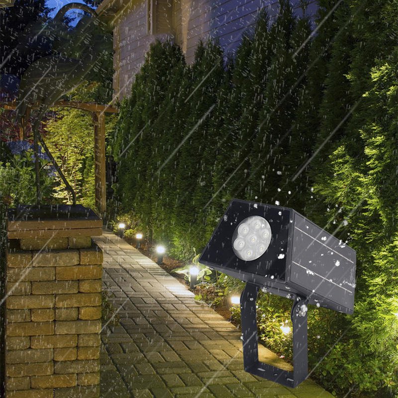 Smart Control System Auto On/Off Waterproof Solar Spot Lights Outdoor Garden Yard Pathway Driveway Pool Area