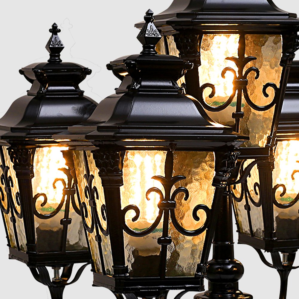 Landscape Street Pole Light Parking Lot Road Villa Aluminum Waterproof Led Outdoor Decoration Garden Light
