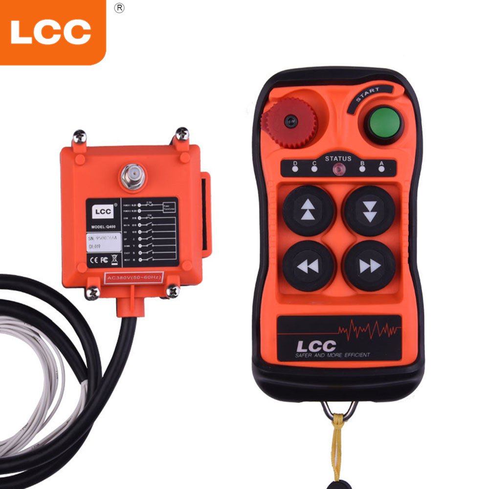 Q400 433mhz Telecrane Wireless Industrial Remote Control for Joystick Radio Cranes