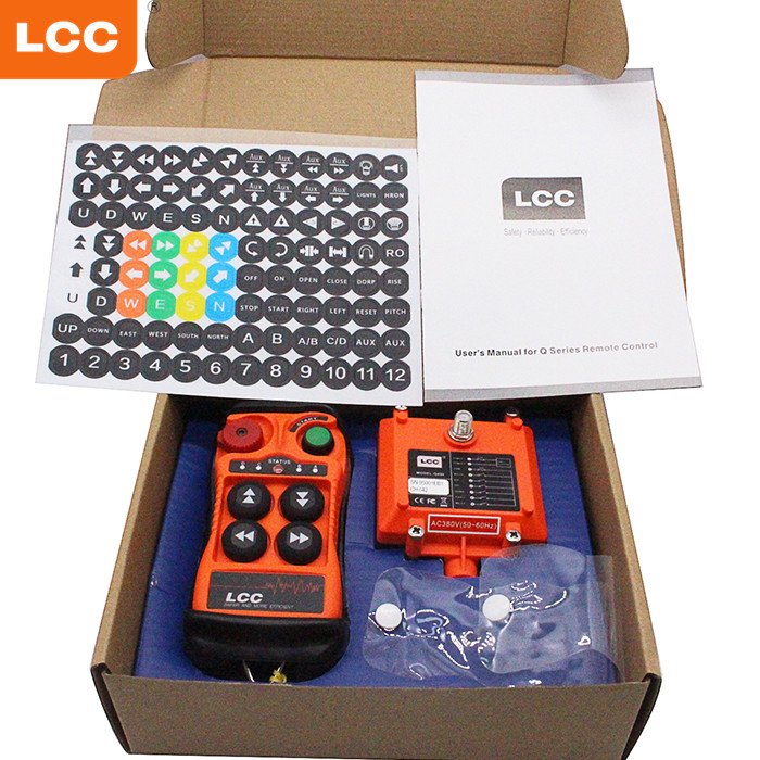 Q400 433mhz Telecrane Wireless Industrial Remote Control for Joystick Radio Cranes