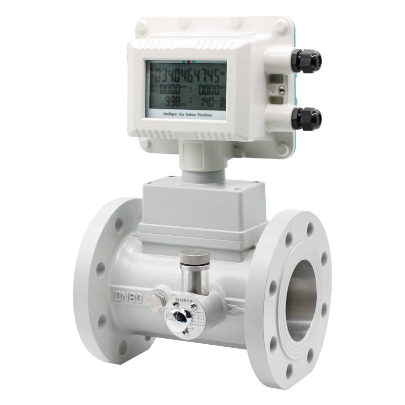 High Precision Electronic Gas Flow Meters Auto Electronic Volume Corrector Natural Gas Flow Meter