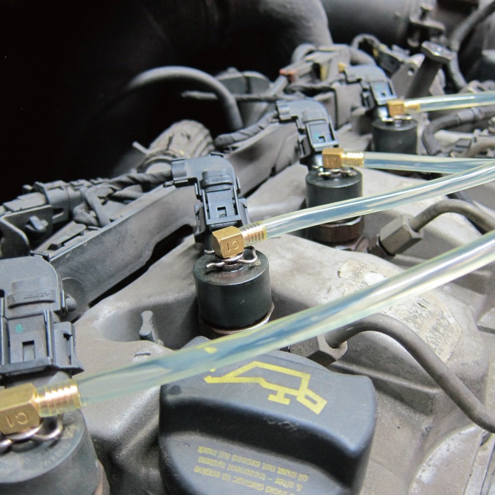 Diesel Engine Common Rail Adaptor Set Diesel Spill Injector Tester Common Rail Leak Off Tester