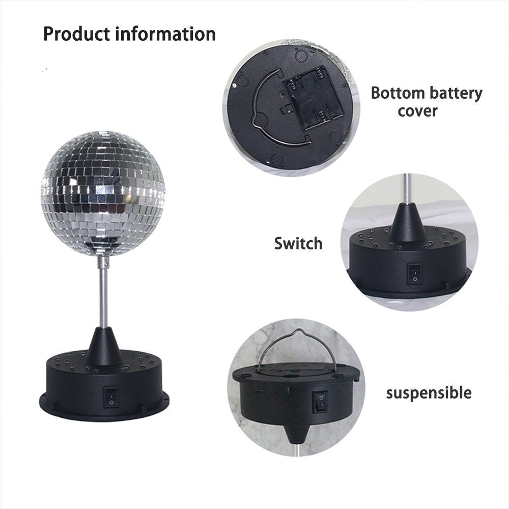 Automatic Rotating Stage Lights Can Be Hung Festival LED Color Changing Spherical Projection Atmosphere Lights