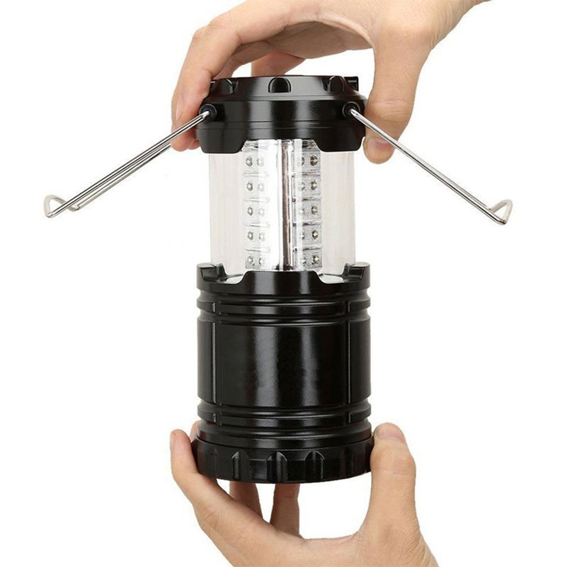Oem Factory 30 Led Portable Telescopic 2 Pack Led Camping Led Lamp Lantern With Flashlight