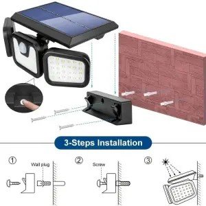 Led Integrated Solar Street Lights Outdoor Waterproof Solar Lighting Tower Lamp With Solar Security Lights