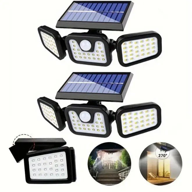 Led Integrated Solar Street Lights Outdoor Waterproof Solar Lighting Tower Lamp With Solar Security Lights