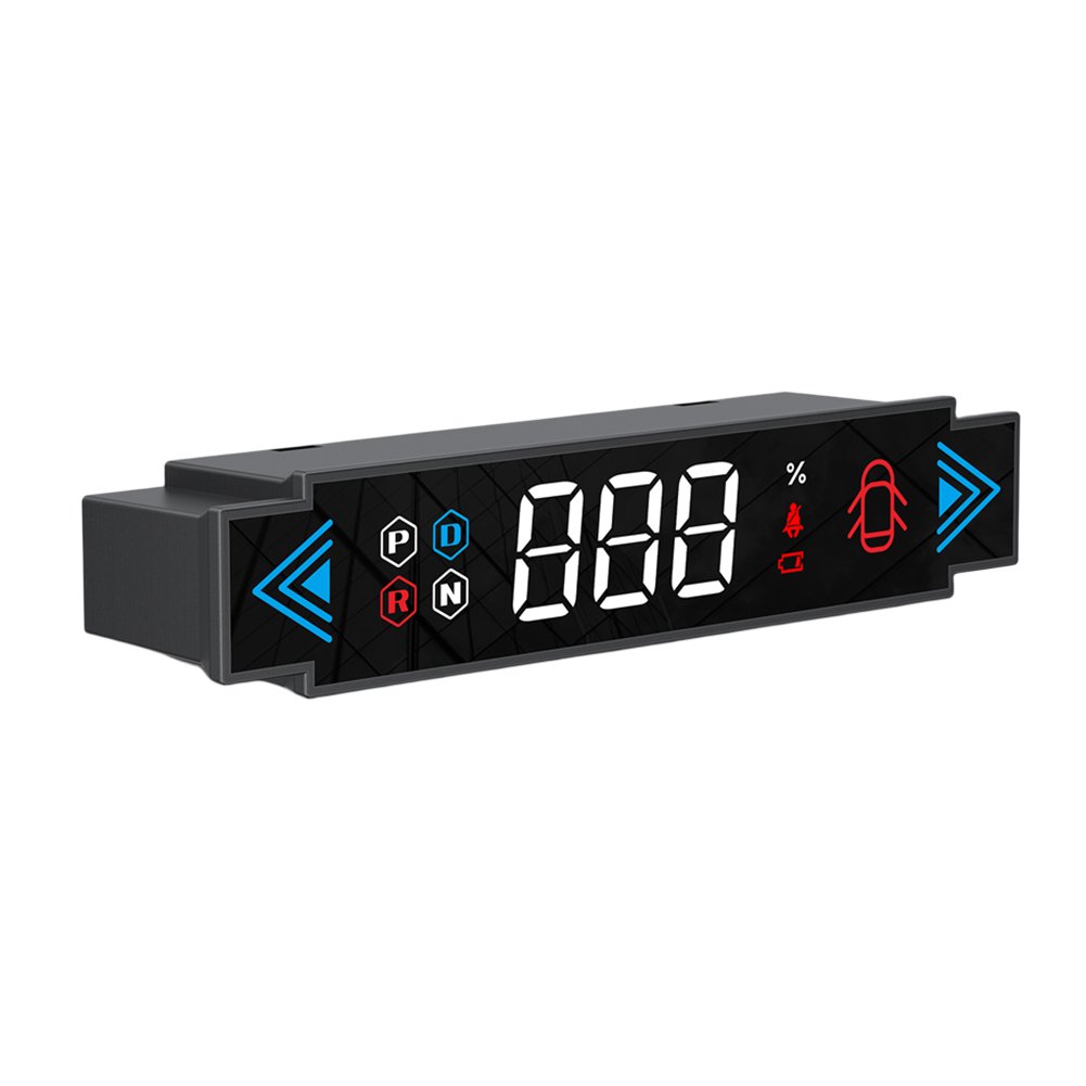 T7 HUD HD Dedicated Head-up Display LED Display Car Air Odometer Big Font Smart Speedometer for Tesla Model 3 Model Y