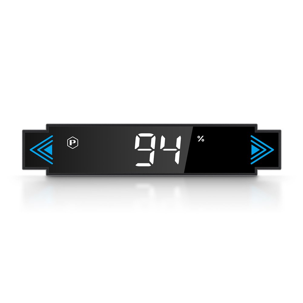 T7 HUD HD Dedicated Head-up Display LED Display Car Air Odometer Big Font Smart Speedometer for Tesla Model 3 Model Y