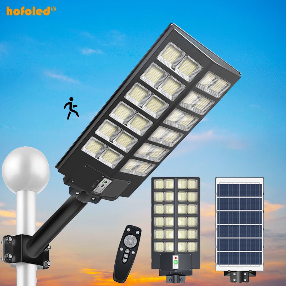 Hofoled STAGE LIGHT Outdoor Garden Lights 150LM/W Solar Street Light With Remote Solar Energy Led Lamp