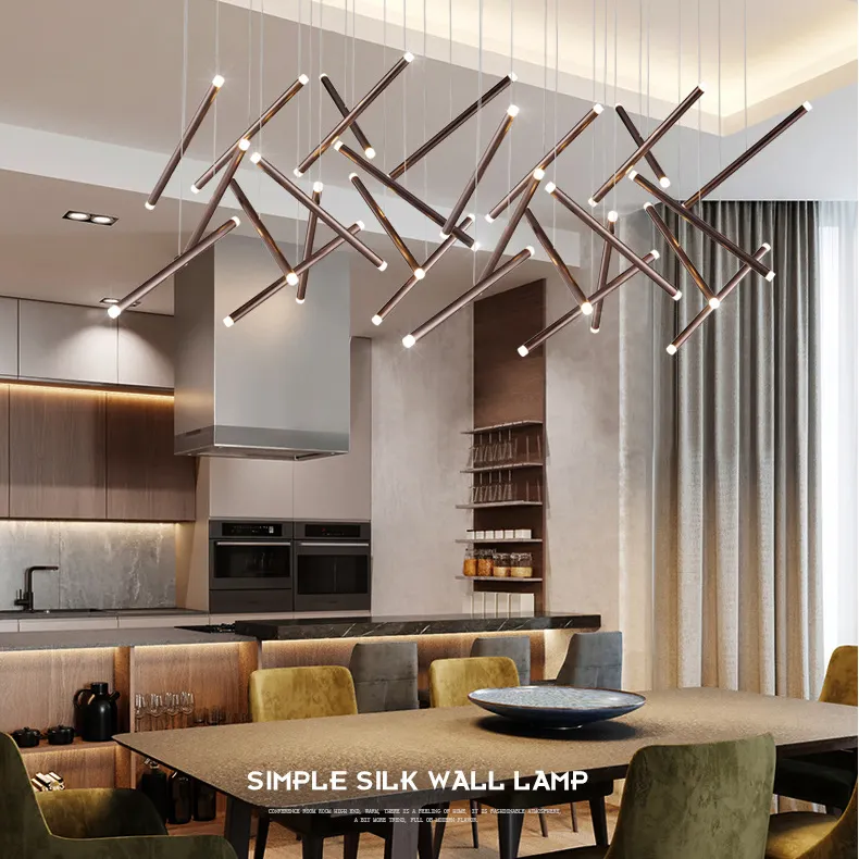 ECOJAS Minimalist Designer Model Dining Room Bar Pendant Lamp Understated Black and White Study Led Pendant Light