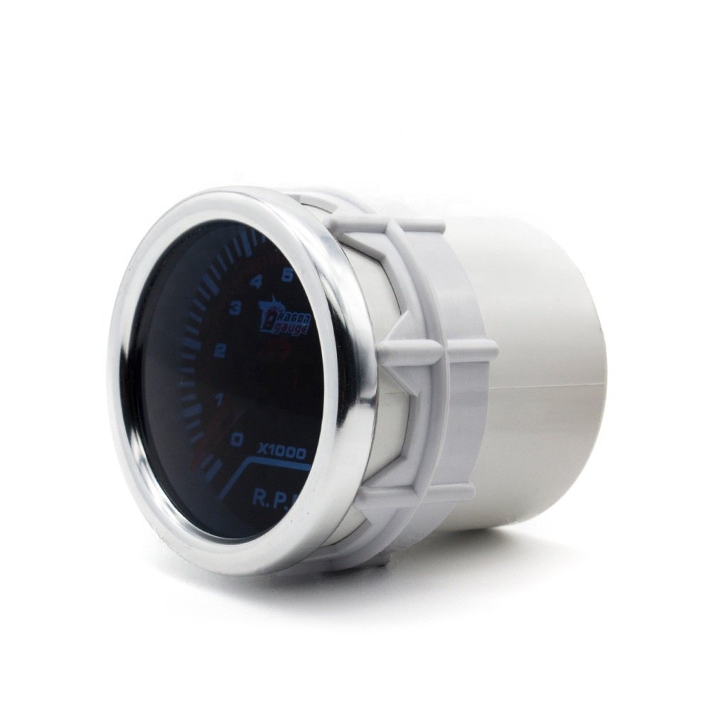 52mm Universal Digital Auto Car Tachometer Gauge Meter With White Backlight