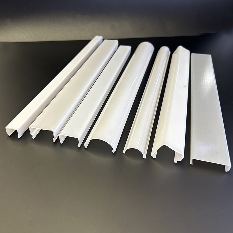 Flexible Polycarbonate LED Lamp Cover Shade Plastic Light Diffuser Fixture Cover 50meters a Roll Package Light Cover PC Diffuser
