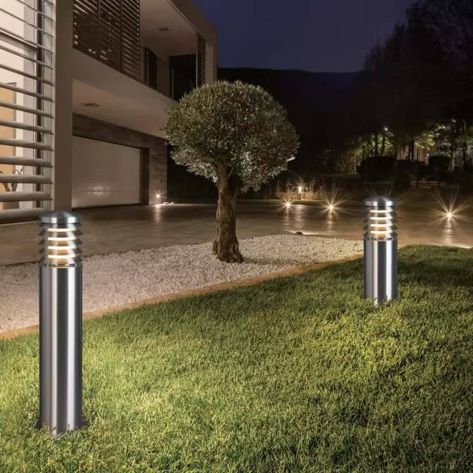 OASISLUX Stainless Steel 20W PC Lamp Shade Decoration Garden Light High Quality IP55 Bollard
