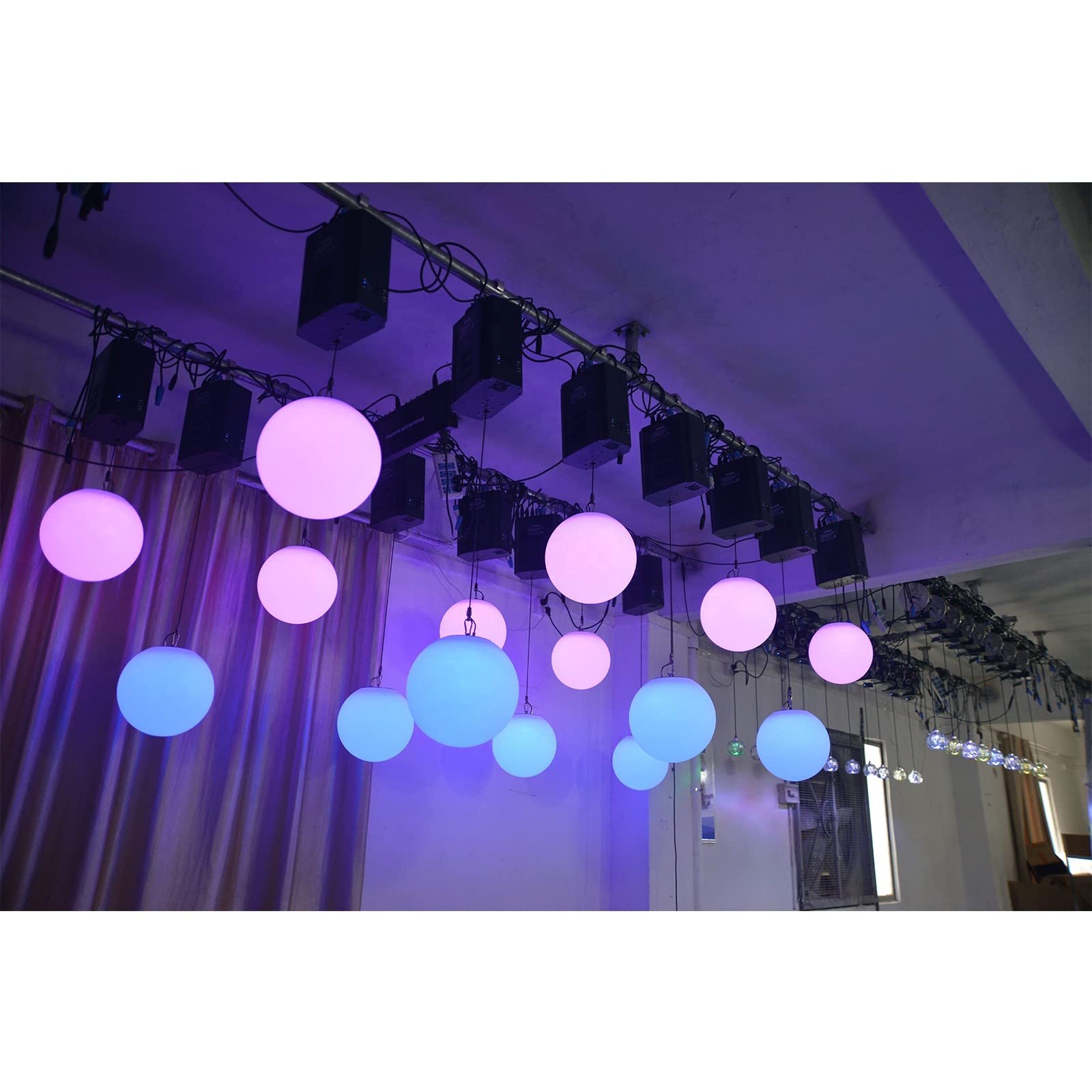 11inch DMX512 RGB LED Stage Light Colorful Kinetic DJ Disco Light Wedding Party Dynamic Atmosphere Light