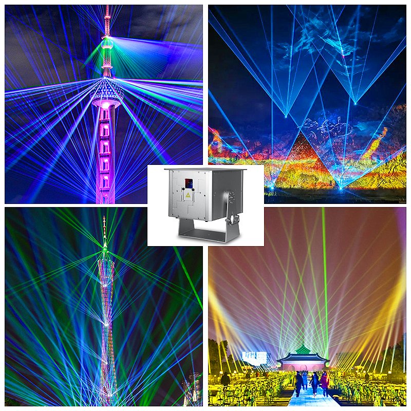 SHTX Waterproof 20w Laser Light Show System 8w 10w 15 Watt Stage Dj Laser Lights Outdoor Text Animation Laser Projector