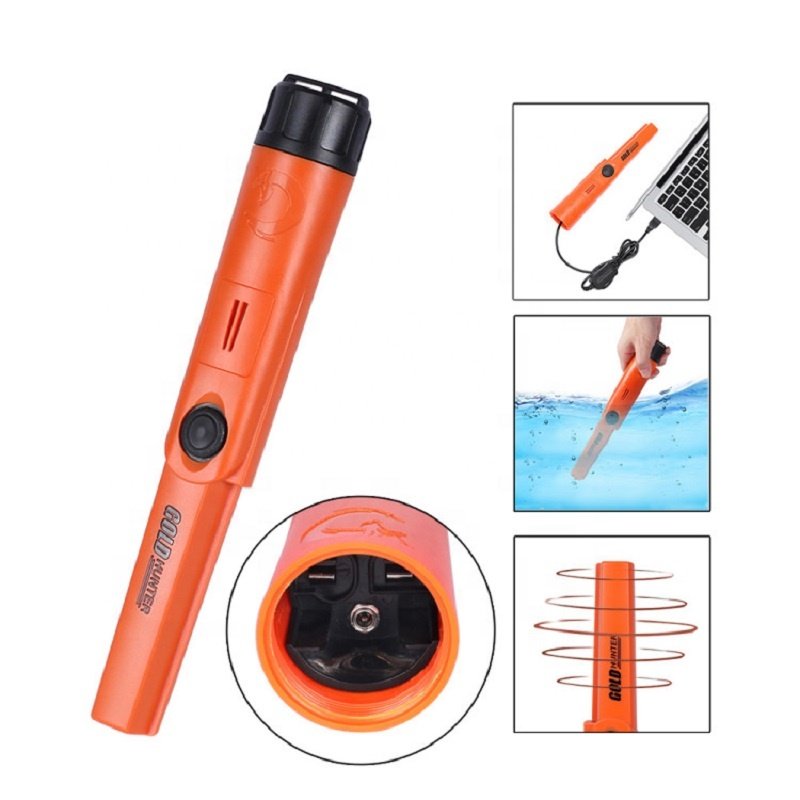 Gold Hunter TMR Pinpointer Waterproof Metal Detector USB Rechargeable Gold Detector Hand Held Metal Detector