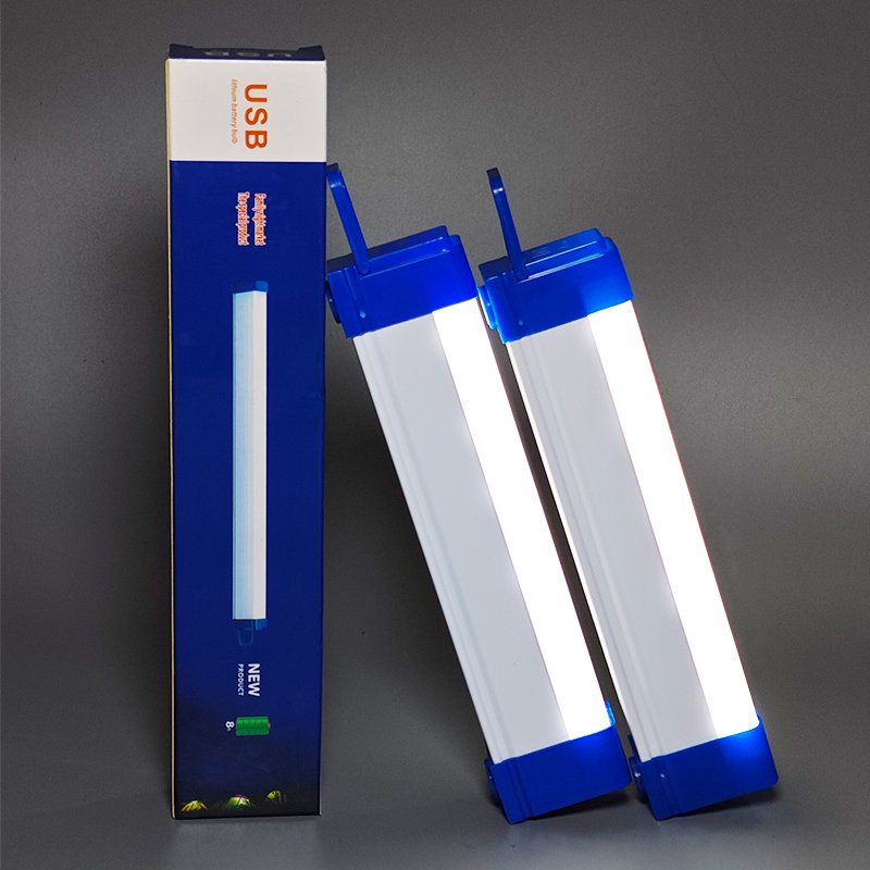 Camping Light Modulator Tube 20w 40w 60w Rechargeable Emergency Led Tube Light