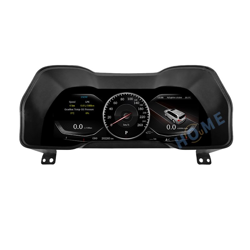 12.3 Inch For TOYOTA 4Runner 2010-2022 Digital Dashboard Panel Linux System Virtual Instrument Cluster CockPit LCD Speedometer