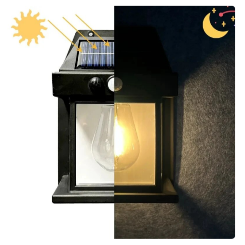 Customization Modern Separate Solar Power Garden Led Wall Lamp Outdoor Light Motion Sensor"