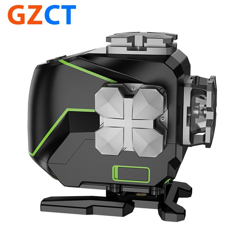 S04CG 16 Lines Accurate Laser Level Self-Leveling Horizontal Vertical 360 4d Green Beam Laser Levels With App Function