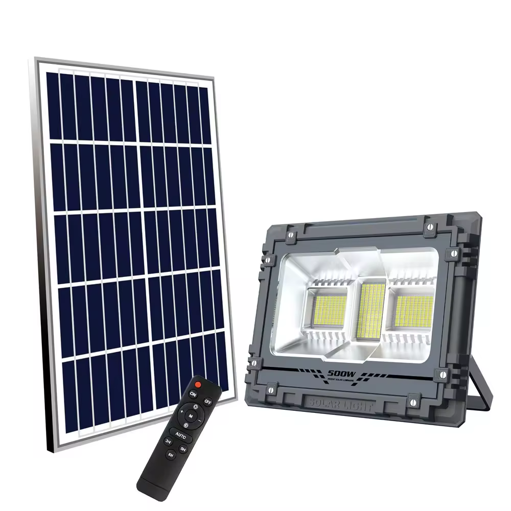 Omsen 800W Aluminum Solar High Power Rechargeable Solar Floodlight Street Light Led Lamp Wall Mounted High Mast