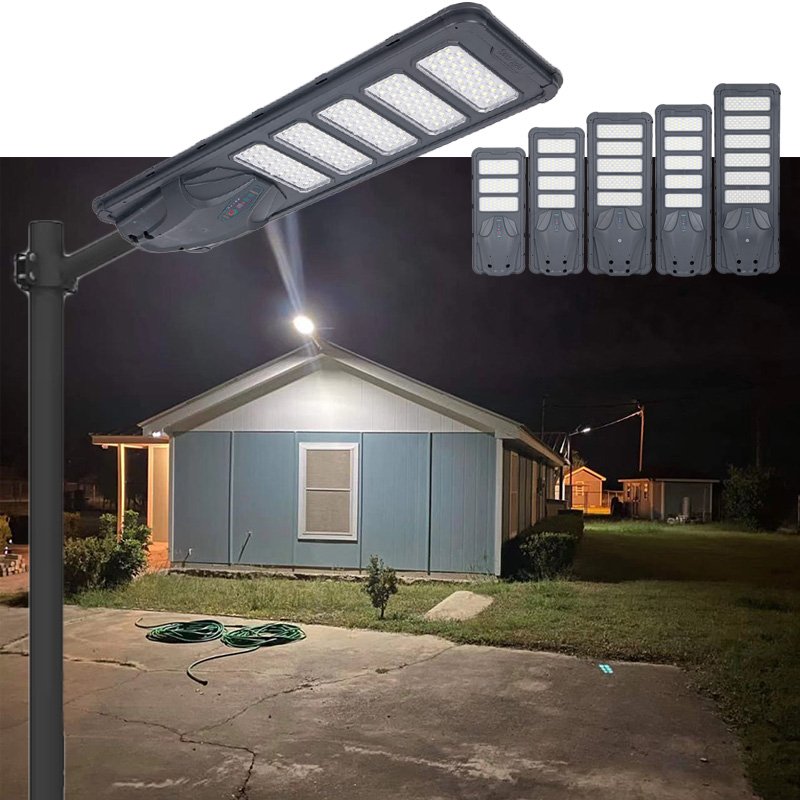 Omsen 2025 Integrated Solar Garden Street Lights Outdoor With Remote Controller Motion Sensor For Housing Farming