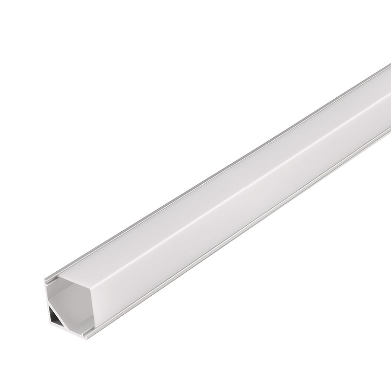 CS1616 Led Strip Aluminum Profile Corner 2.5meter 3meter Profile Led Strip Light PMMA & Plastic Cover