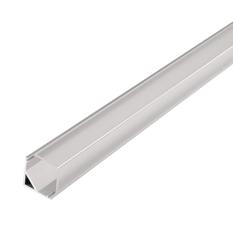 CS1616 Led Strip Aluminum Profile Corner 2.5meter 3meter Profile Led Strip Light PMMA & Plastic Cover