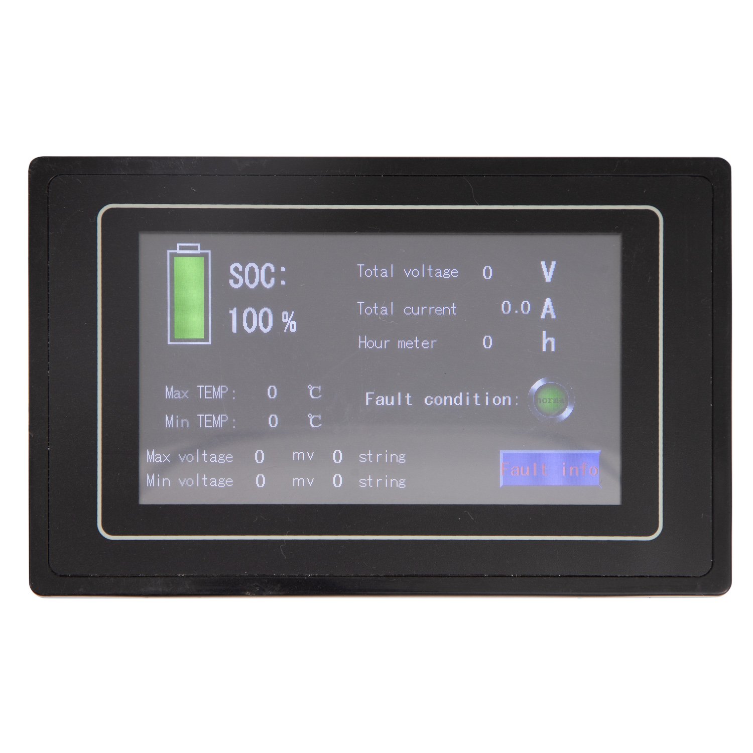 Golf Cart Part Voltmeter, Battery Capacity Indicator and Speedometer LED 10 Inch Dashboard
