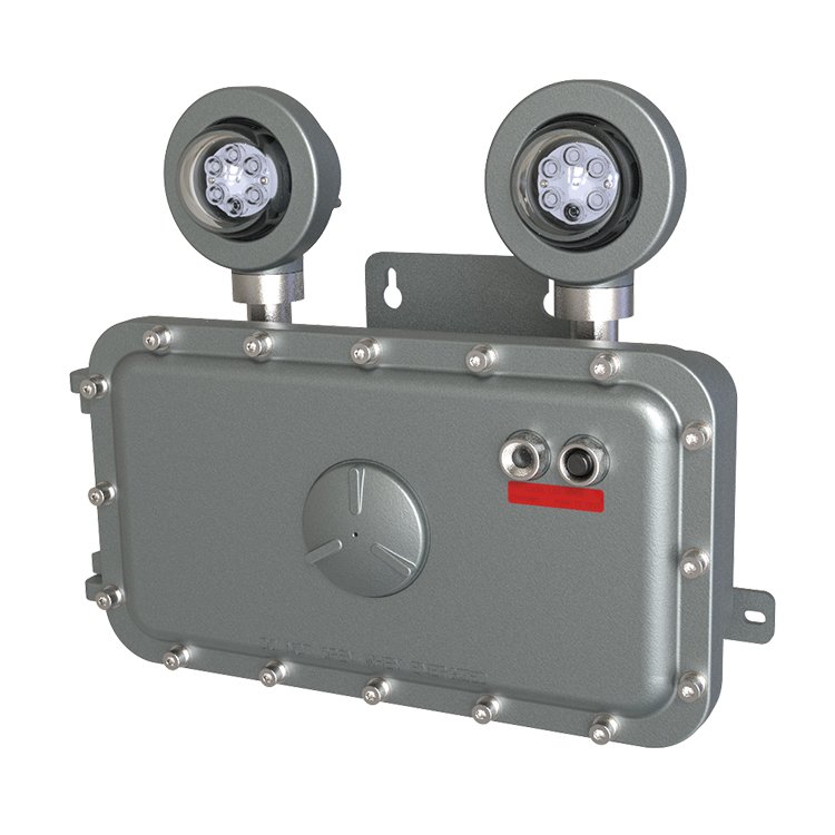 Factory Price Wall Mounted Explosion Proof Double Twin Head Light Emergency Luminaire IECEx ATEX Listed